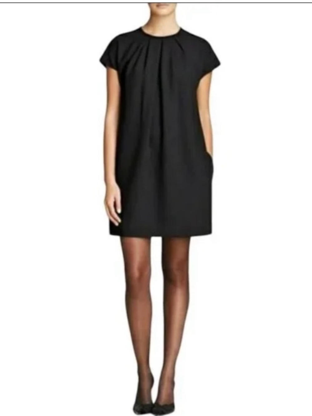 Kate Spade Black Crepe Mini Dress